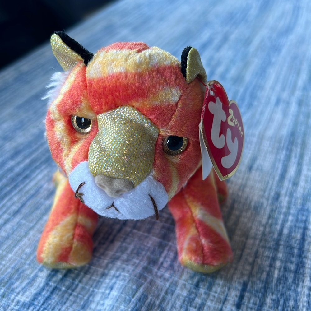 Ty 1998 Tiger Zodiac Beanie Baby
